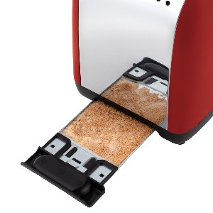 Russell Hobbs 26554-56/RH Colours Plus 2S Toaster Red rozmrazovací funkce